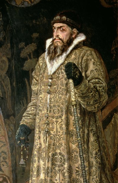 Tsar Ivan IV Vasilyevich the Terrible (detail) by Victor Mikhailovich Vasnetsov